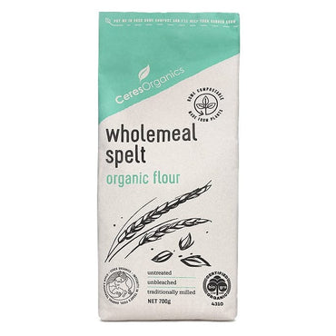 Ceres Organics Organic Spelt Flour Wholemeal 700g